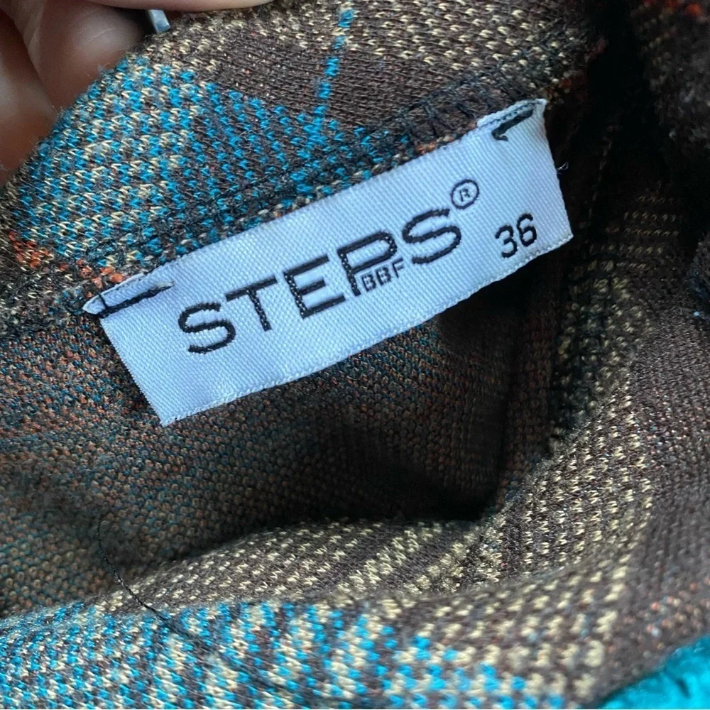 Vintage 1990s Y2K STEPS Plaid Dress
